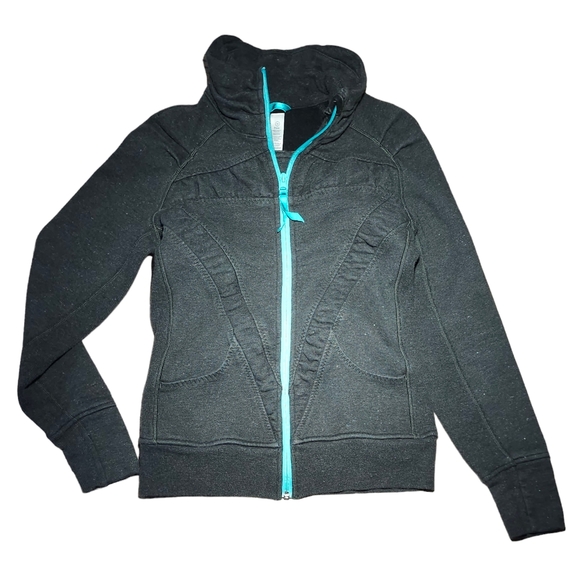 IVIVVA Girl's Cuddle Me Jacket Black Heather Sparkle, size 14 EC - Picture 9 of 15